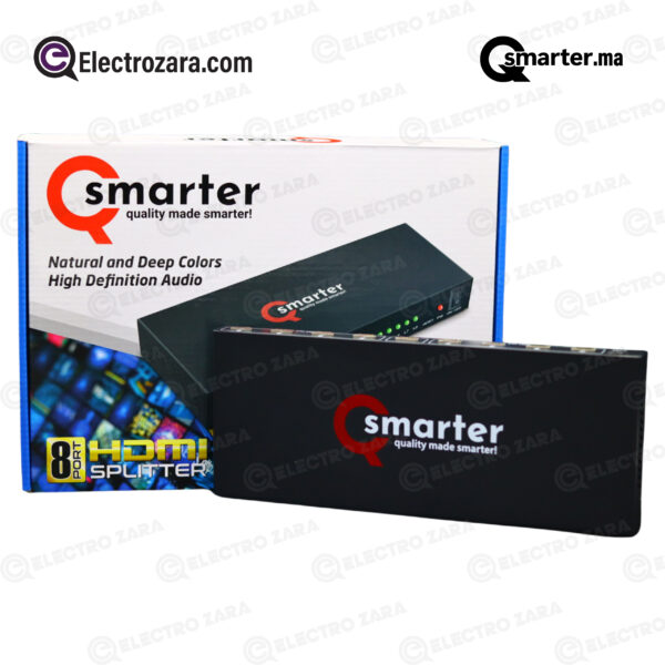 Qsmarter 8 Port HDMI Splitter