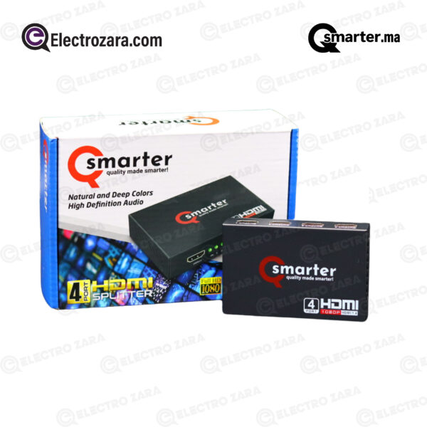 Qsmarter 4 Port HDMI Splitter