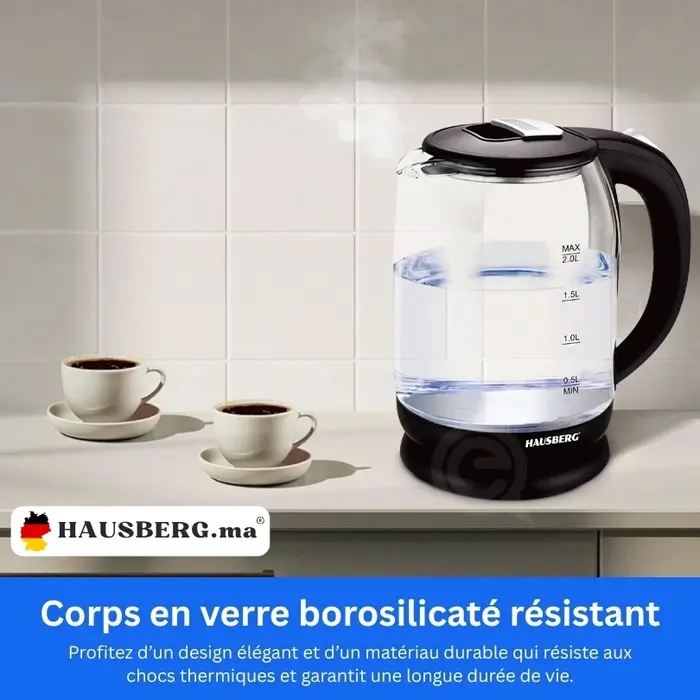 hausberg hb-3616 bouilloire electrique