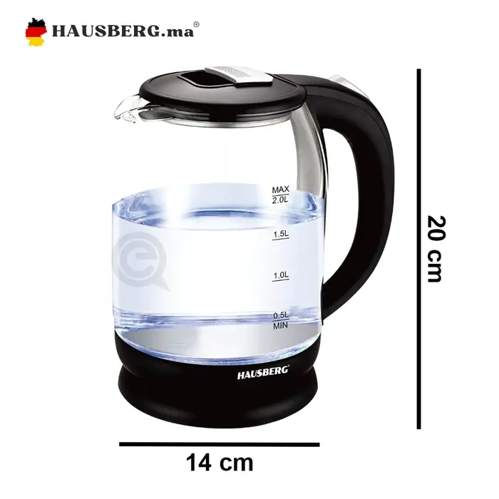 hausberg hb-3616 bouilloire electrique