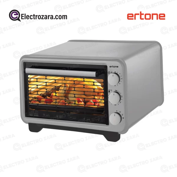 Ertone ERT-MN 9060GR Mini-Four Électrique 710W, 36 litres, Gris