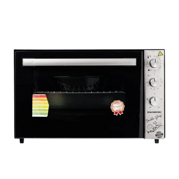 Hausberg HB-8020 Four Midi Électrique Avec Ventilateur et Double Vitre 70 Litres (1250W, 50/60Hz, 220-240V) – Image 3
