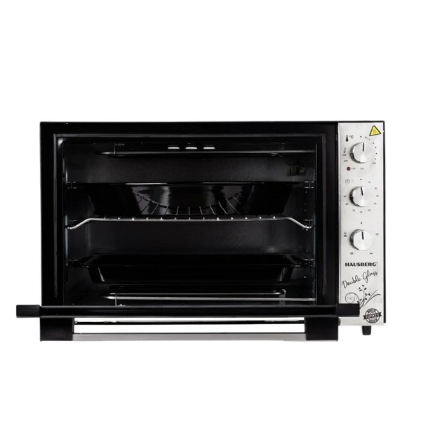 Hausberg HB-8020 Four Midi Électrique Avec Ventilateur et Double Vitre 70 Litres (1250W, 50/60Hz, 220-240V) – Image 4