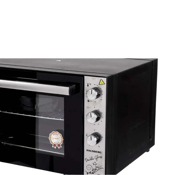 Hausberg HB-8020 Four Midi Électrique Avec Ventilateur et Double Vitre 70 Litres (1250W, 50/60Hz, 220-240V) – Image 5