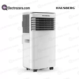 Hausberg HB-5960AB Climatiseur Portable – Refroidissement Efficace et Facile à Déplacer 300 m3/h, LCD, 9000 BTU, Alb (1920W)