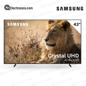Télévision Samsung 43BU8075 Smart TV - 4K UHD, HDR10+, Wi-Fi Intégré