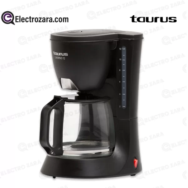 Taurus Cafetière à filtre Livorno 6 Tasses Noir (550W - 800W)