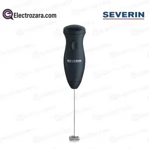 Severin SM3590 Mousseur à lait avec fouet inox Mousseur de lait électrique Noir
