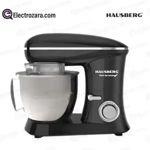 خلاط كهربائي Hausberg HB-7622NG أسود، سعة 6.5 لتر، قوي ومتعدد الاستخدامات (1600-1700 واط)