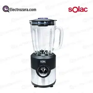 Solac Cyclone 1600 Blender Bol en Verre 1,75 Litres Avec 5 Vitesses et Lames en Acier Inoxydable (1600W)