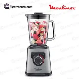 خلاط كهربائي مولينكس lm811D10، وعاء زجاجي سعة 2 لتر، 3 برامج أوتوماتيكية