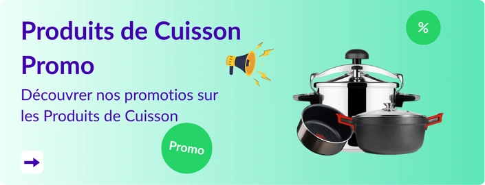 réduction sur produits de cuisson
