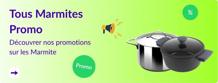 Réduction sur marmites