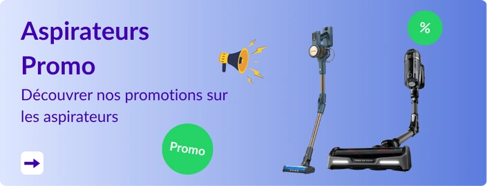 réduction sur les aspirateurs