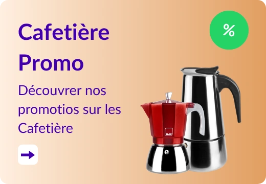 Réduction sur cafetiére