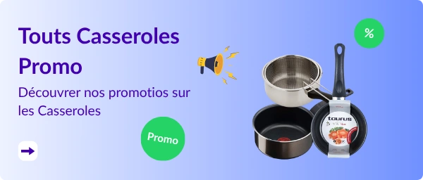 réduction sur casseroles