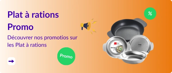 réductino sur les plat à rations