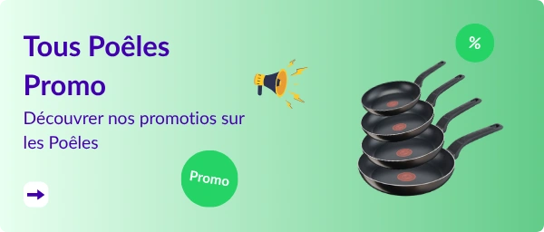 réduction sur les poeles