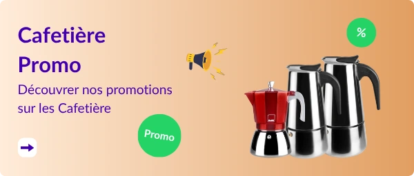Réduction sur cafetiére