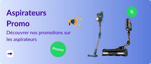 réduction sur les aspirateurs