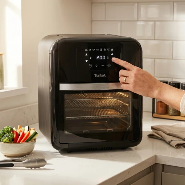 Tefal FW501815 Air Fryer Electrique Easy Fry Oven & Grill 9-in-1 avec 8 programmes, (11 Litres, 2000W, Noir) – Image 2