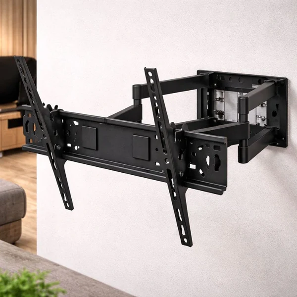 Qsmarter QS-705 Support Mural TV Orientable et Inclinable pour Écrans 39" à 65" — Grande Taille, Grande Flexibilité – Image 2
