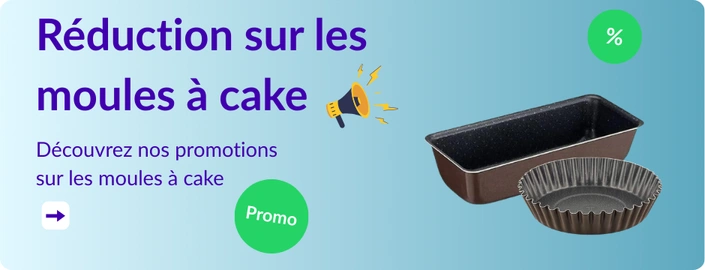 Découvrez nos promotions sur les moules à cake
