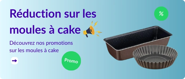 Découvrez nos promotions sur les moules à cake