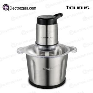 Taurus Kwik Pro 3 Hachoir Électrique 3 Litres – 6 Lames Inox, 2 Vitesses, Bol Acier Inoxydable et Sécurité Intégrée