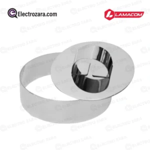 Lamacom 342/B – Cercle à Vacherin avec Poussoir | Inox, Ø 10 cm