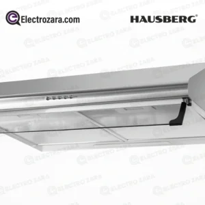 Hausberg HB-1220IN – Hotte de Cuisine Inox 60 cm | Double Moteur, 450 m³/h, Classe A